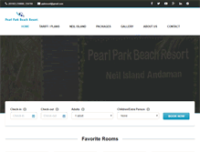 Tablet Screenshot of andamanpearlpark.com